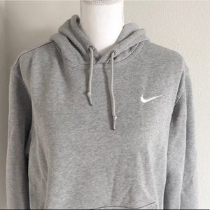 Gray Nike hoodie